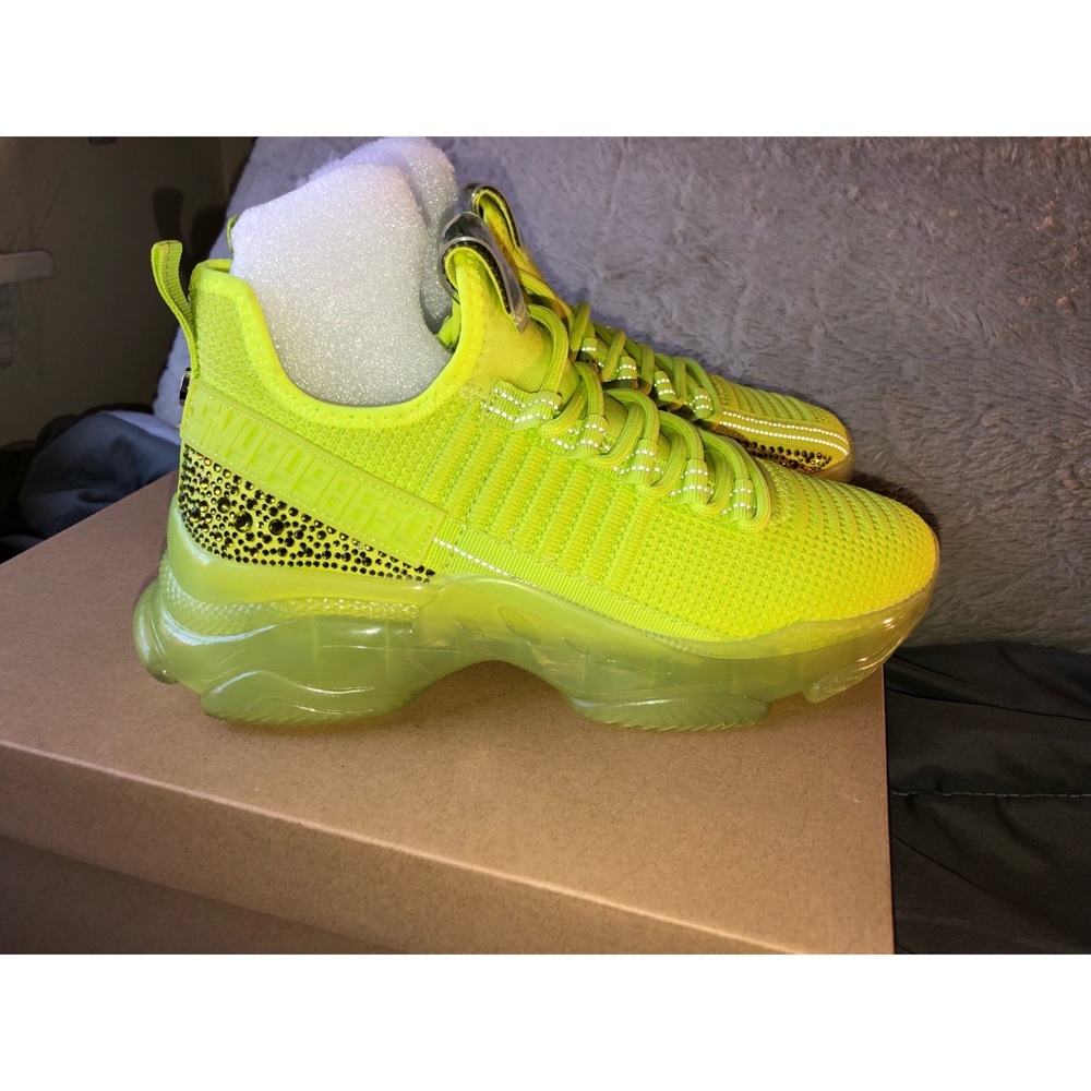 Steve Madden Neon Yellow Sneakers